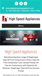 Mobile Screenshot of highspeedappliances.com